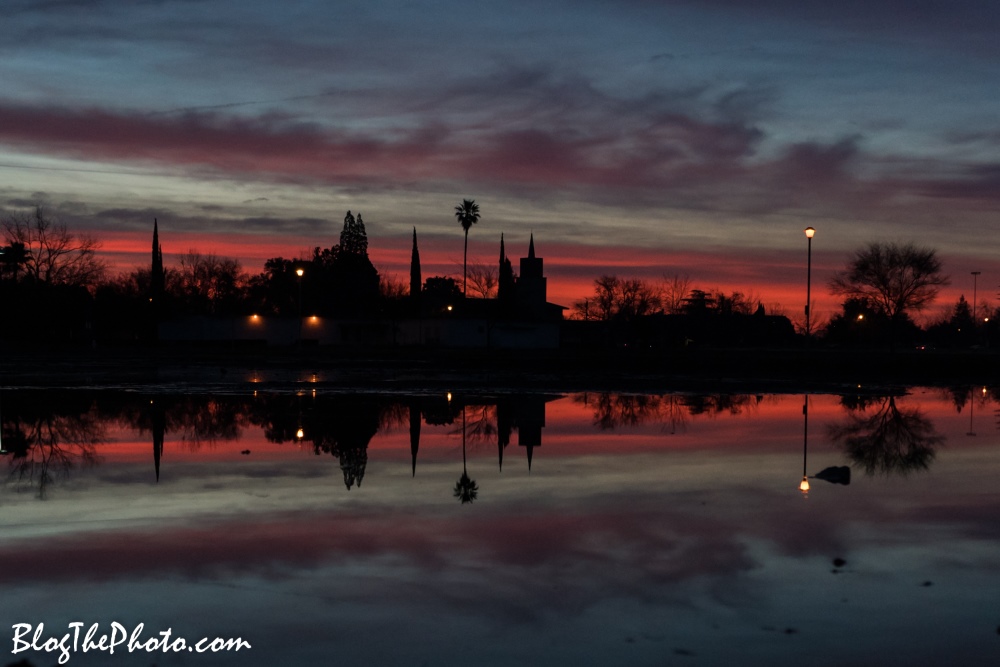 Reflection of morning at Mather Field Rancho Cordova